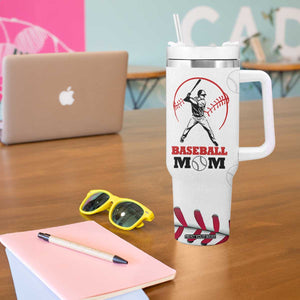 Baseball Mom Tumbler With Handle My Favorite Player Calls Me Mom Mothers Day TB10 Print Your Wear
