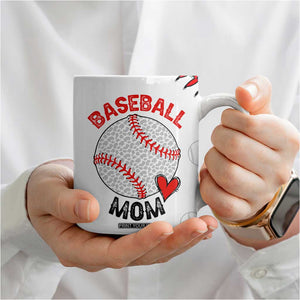 Baseball Mom Coffee Mug Leopard Print Mothers Day Birthday Gifts From Daughter Son TB10 Print Your Wear