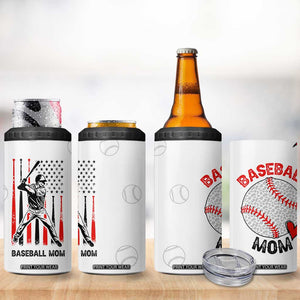 Baseball Mom 4 in 1 Can Cooler Tumbler Leopard Print Mothers Day Birthday Gifts From Daughter Son TB10 Print Your Wear