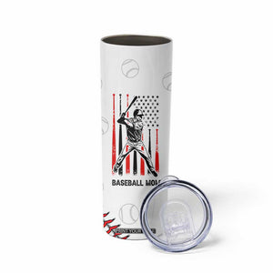 Baseball Mom Skinny Tumbler Leopard Print Mothers Day Birthday Gifts From Daughter Son TB10 Print Your Wear