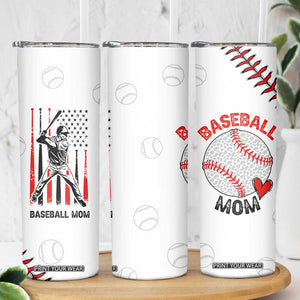 Baseball Mom Skinny Tumbler Leopard Print Mothers Day Birthday Gifts From Daughter Son TB10 Print Your Wear