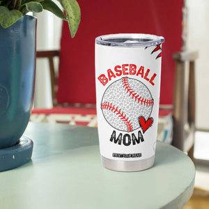 Baseball Mom Tumbler Cup Leopard Print Mothers Day Birthday Gifts From Daughter Son TB10 Print Your Wear