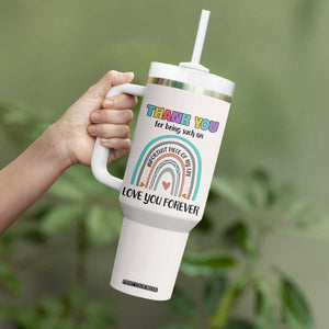 Aunt Gifts Tumbler With Handle Christmas Birthday Thank You Gift From Niece Nephew TB10 Print Your Wear