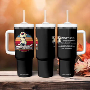 Funny Brother Gifts Tumbler With Handle I Smile Because You Are My Brother TB10 Print Your Wear