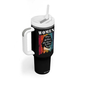 Ruth Bader Ginsburg RBG Quote Tumbler With Handle Women Belong In All Places Where Decisions Are Being Made Feminist Gifts Women TB10 Print Your Wear