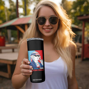 Too Cool For British Rule Skinny Tumbler Funny Patrotic 4th Of July Independence Day TB10 Print Your Wear