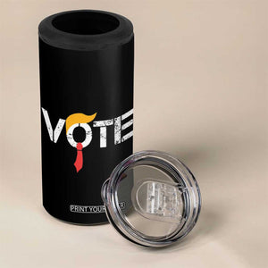 Trump Hair Tie 4 in 1 Can Cooler Tumbler Vote Funny President TB10 Print Your Wear