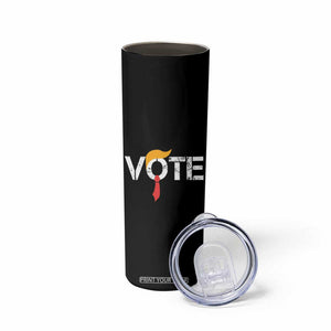 Trump Hair Tie Skinny Tumbler Vote Funny President TB10 Print Your Wear