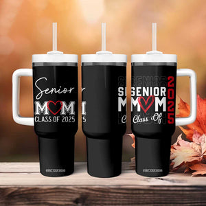 Senior Mom Class Of 2025 Back To School Tumbler With Handle Proud Mom of Graduate Graduation TB10 Print Your Wear