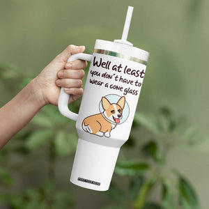 Funny Get Well Soon Gifts Tumbler With Handle At Least You Dont Have To Wear A Cone TB10 Print Your Wear