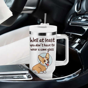 Funny Get Well Soon Gifts Tumbler With Handle At Least You Dont Have To Wear A Cone TB10 Print Your Wear