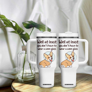 Funny Get Well Soon Gifts Tumbler With Handle At Least You Dont Have To Wear A Cone TB10 Print Your Wear