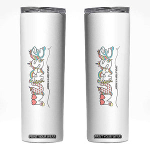 Nurse Gifts For Women Skinny Tumbler Nurses Week Nursing School Graduation Gifts TB10 White Print Your Wear