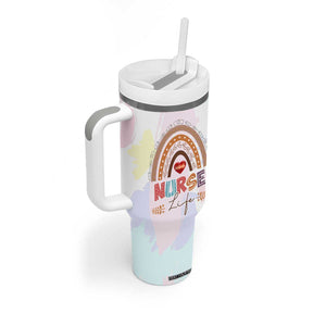 Nurse Gifts For Women Tumbler With Handle Because Badass Life Saver Is Not An Official Job Title TB10 Print Your Wear