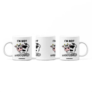 Funny Cow Lovers Coffee Mug Not Amooosed TB10 Print Your Wear