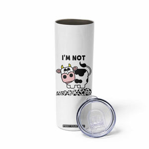 Funny Cow Lovers Skinny Tumbler Not Amooosed TB10 Print Your Wear