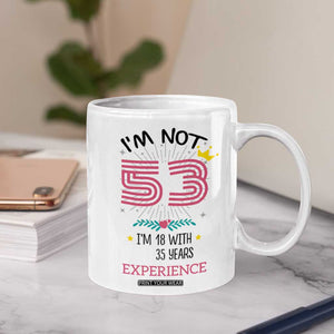 53th Birthday Gifts For Women Coffee Mug Funny 1973 53 Year Old Birthday TB10 Print Your Wear
