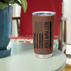 Gifts For Dad Tumbler Cup Papa Knows Everything Fathers Day TB10 Print Your Wear