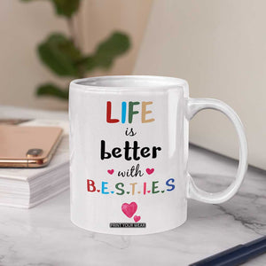 Bestie Gifts Coffee Mug Best Friends Friendships BFF Gift TB10 Print Your Wear