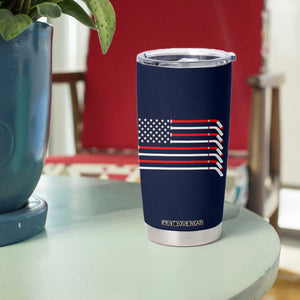 Ice Hockey Tumbler Cup Hockey Lovers Fans Coaches Sticks US Flag TB10 Print Your Wear