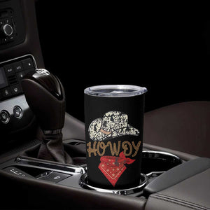 Howdy Cowboy Tumbler Cup Retro Western Country Rodeo TB10 Print Your Wear