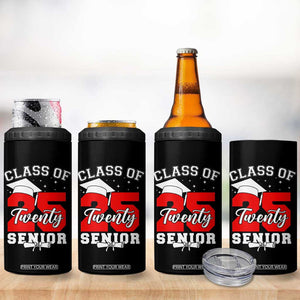 Senior 2025 4 in 1 Can Cooler Tumbler Class of 2025 Graduation Back To School Graduate Graduation TB10 Print Your Wear