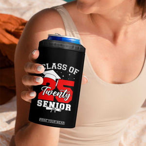 Senior 2025 4 in 1 Can Cooler Tumbler Class of 2025 Graduation Back To School Graduate Graduation TB10 Print Your Wear