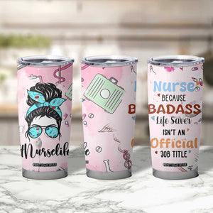Funny Nurse Gifts for Women Tumbler Cup Rn Lpn Practitioner Nursing School Graduation Gifts TB10 Print Your Wear
