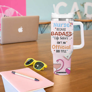 Funny Nurse Gifts for Women Tumbler With Handle Rn Lpn Practitioner Nursing School Graduation Gifts TB10 Print Your Wear