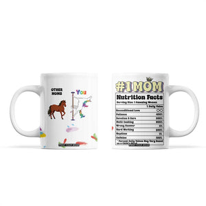 Funny Mom Birthday Gift Coffee Mug Cute Unicorn Lovers Valentines Mothers Day Present TB10 White Print Your Wear