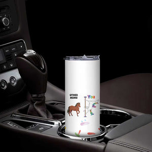Funny Mom Birthday Gift Skinny Tumbler Cute Unicorn Lovers Valentines Mothers Day Present TB10 Print Your Wear