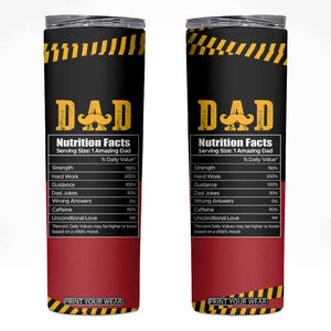 Christmas Gifts for Dad Skinny Tumbler Father's Day Christmas Present from Daughter Son TB10 Black Print Your Wear
