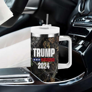 Trump 2024 Tumbler With Handle President Election American Flag Camouflage TB10 Print Your Wear