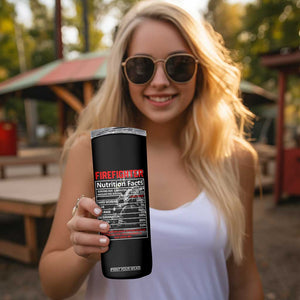 Firefighter Gifts for Men Skinny Tumbler Fireman Fire Fighter Axe American Flag TB10 Print Your Wear