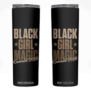Harris 2024 Election Skinny Tumbler Kamala Madam President Black History Month TB10 Black Print Your Wear