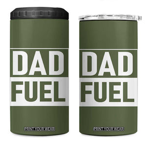 Dad Fuel 4 in 1 Can Cooler Tumbler Fathers Day Gift For Dad From Daughter Son TB10 One Size: 16 oz Olive Print Your Wear