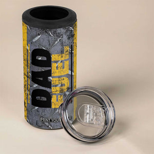 Dad Fuel 4 in 1 Can Cooler Tumbler Mechanic Fathers Day Gift For Dad From Daughter Son TB10 Print Your Wear