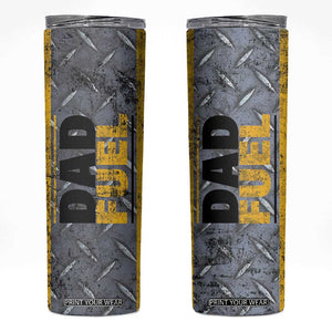 Dad Fuel Skinny Tumbler Mechanic Fathers Day Gift For Dad From Daughter Son TB10 Grey Print Your Wear
