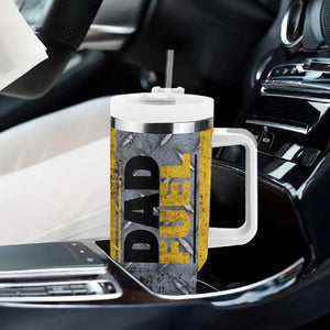 Dad Fuel Tumbler With Handle Mechanic Fathers Day Gift For Dad From Daughter Son TB10 Print Your Wear
