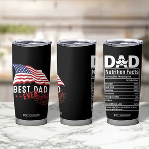 Dad Tumbler Cup Best Dad Ever Gifts For Fathers Day American Flag TB10 Print Your Wear