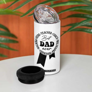 Best Dad 4 in 1 Can Cooler Tumbler Gifts for Dad from Daughter Son Kids Present for Fathers Day TB10 Print Your Wear