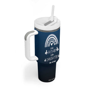 Dad Birthday Gifts From Daughter Tumbler With Handle Like Father Like Daughter Oh Crap Funny Fathers Day Gifts TB10 Print Your Wear