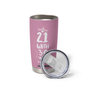 60th Birthday Gifts For Women Tumbler Cup 21 With 39 Years Experience Funny 60 Year Olds TB10 Print Your Wear