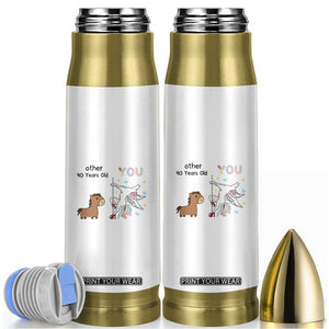 40th Birthday Bullet Tumbler Funny Dancing Unicorn 1986 Other 40 Year Olds TB10 White Print Your Wear