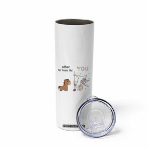 40th Birthday Skinny Tumbler Funny Dancing Unicorn 1986 Other 40 Year Olds TB10 Print Your Wear