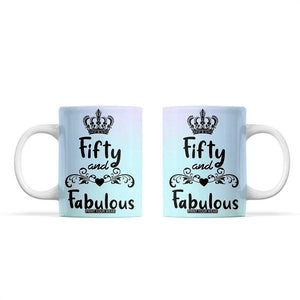 50th Birthday Gifts For Women Coffee Mug 1976 Turning 50 Year Old Gift For Her Mom Wife Friends TB10 Opaline Print Your Wear