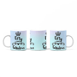 50th Birthday Gifts For Women Coffee Mug 1976 Turning 50 Year Old Gift For Her Mom Wife Friends TB10 Print Your Wear