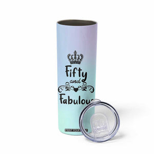 50th Birthday Gifts For Women Skinny Tumbler 1976 Turning 50 Year Old Gift For Her Mom Wife Friends TB10 Print Your Wear