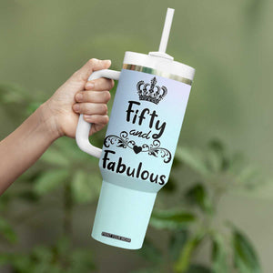 50th Birthday Gifts For Women Tumbler With Handle 1976 Turning 50 Year Old Gift For Her Mom Wife Friends TB10 Print Your Wear