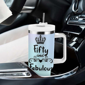 50th Birthday Gifts For Women Tumbler With Handle 1976 Turning 50 Year Old Gift For Her Mom Wife Friends TB10 Print Your Wear